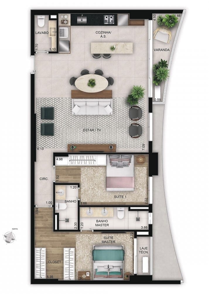 Apartamento, 3 quartos, 127 m² - Foto 16