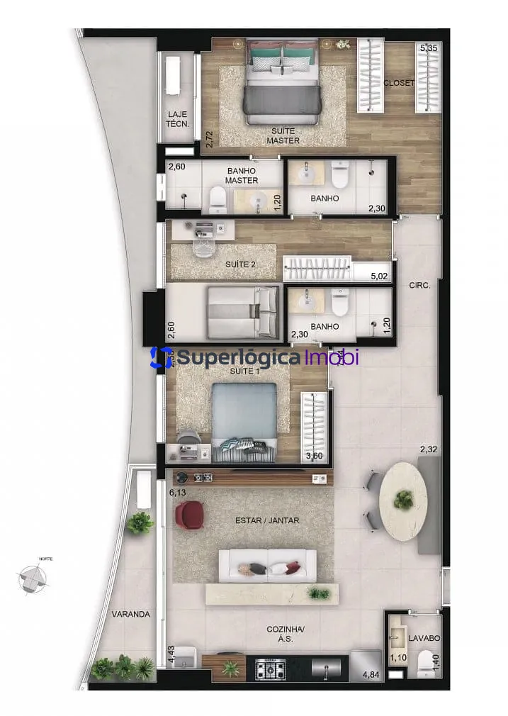 Apartamento, 3 quartos, 127 m² - Foto 14