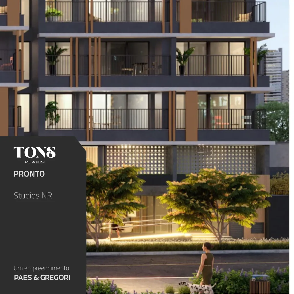 Apartamento à venda 1 Quarto 33.46M² Chácara Klabin São Paulo - SP | Tons Klabin - NR