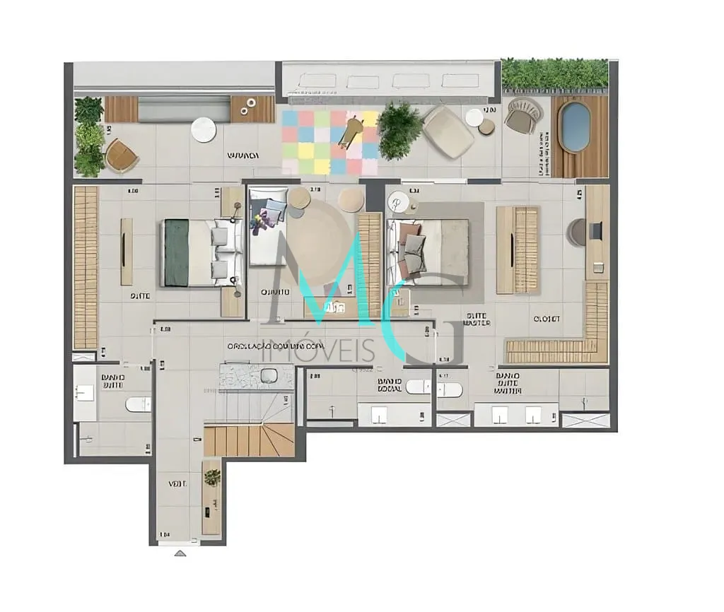 Apartamento, 4 quartos, 208 m² - Foto 32