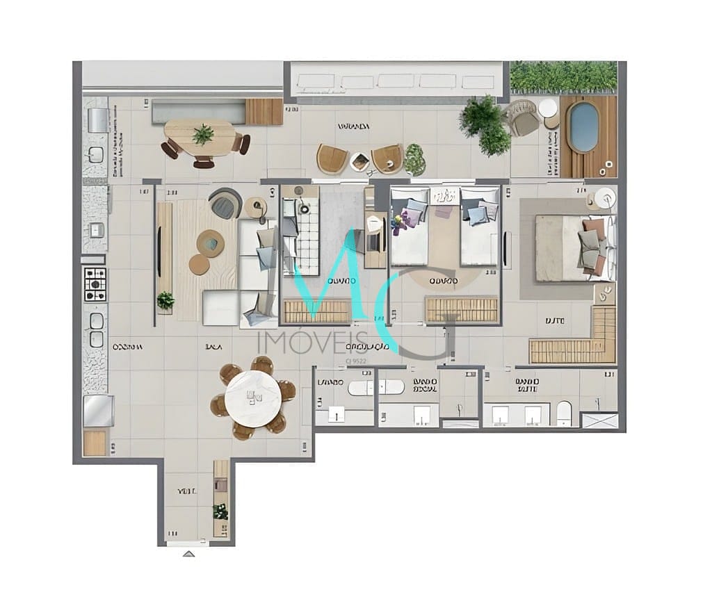 Cobertura à venda com 3 quartos, 250m² - Foto 21