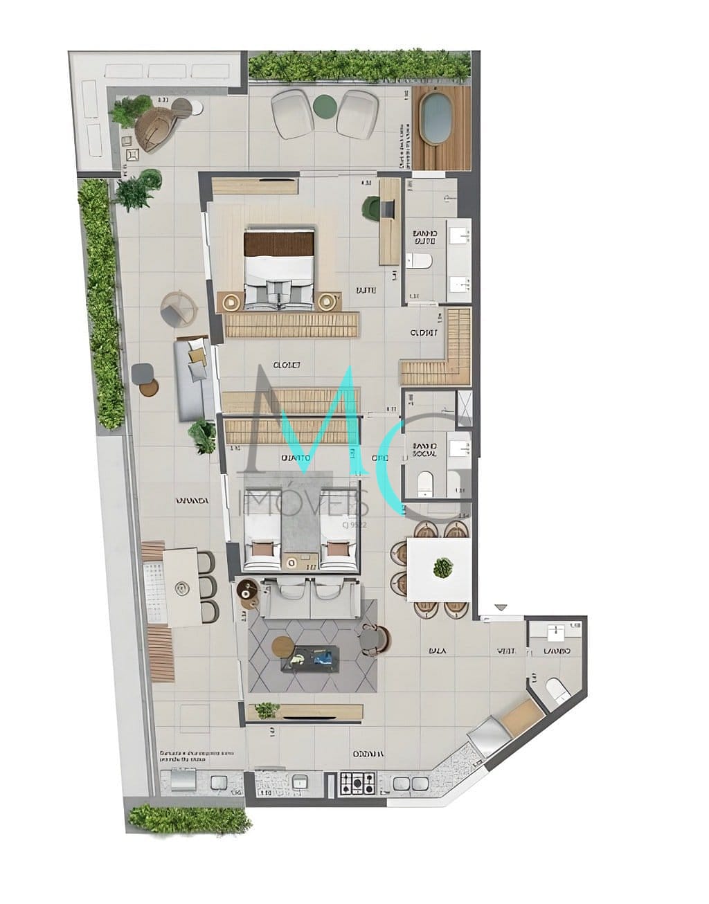 Cobertura à venda com 3 quartos, 250m² - Foto 27