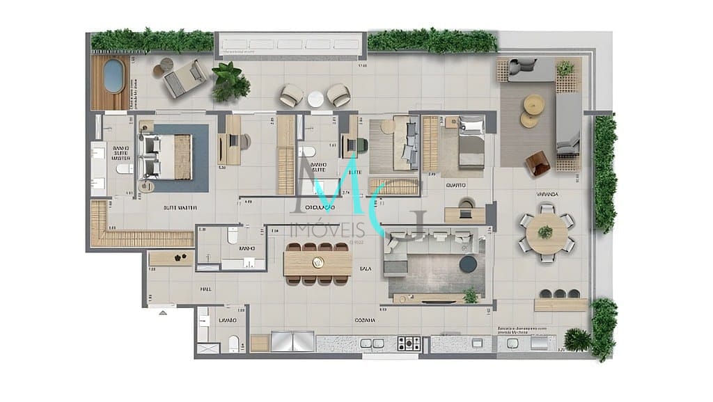 Cobertura à venda com 3 quartos, 250m² - Foto 31