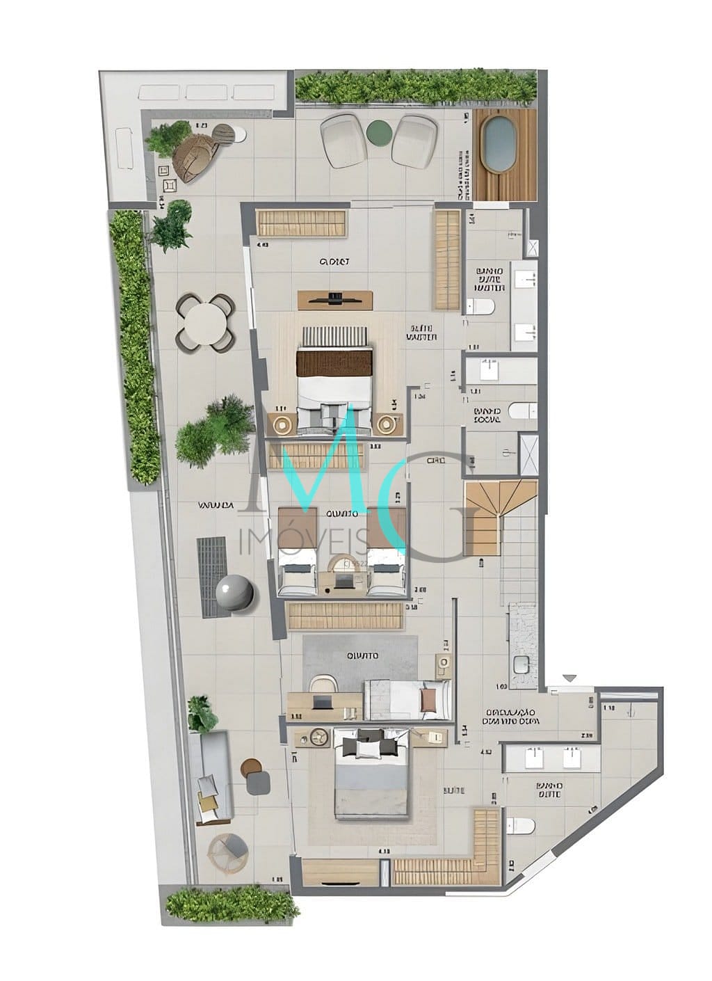 Cobertura à venda com 3 quartos, 250m² - Foto 35
