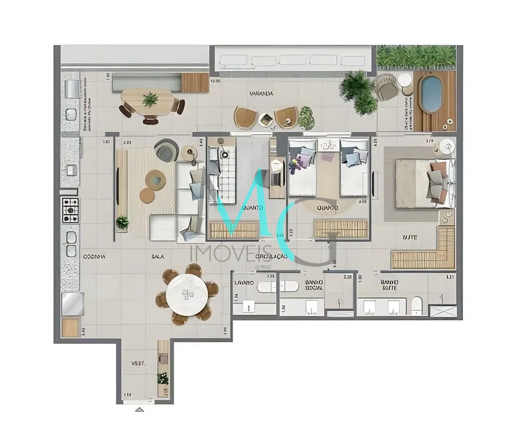 Cobertura, 3 quartos, 250 m² - Foto 21