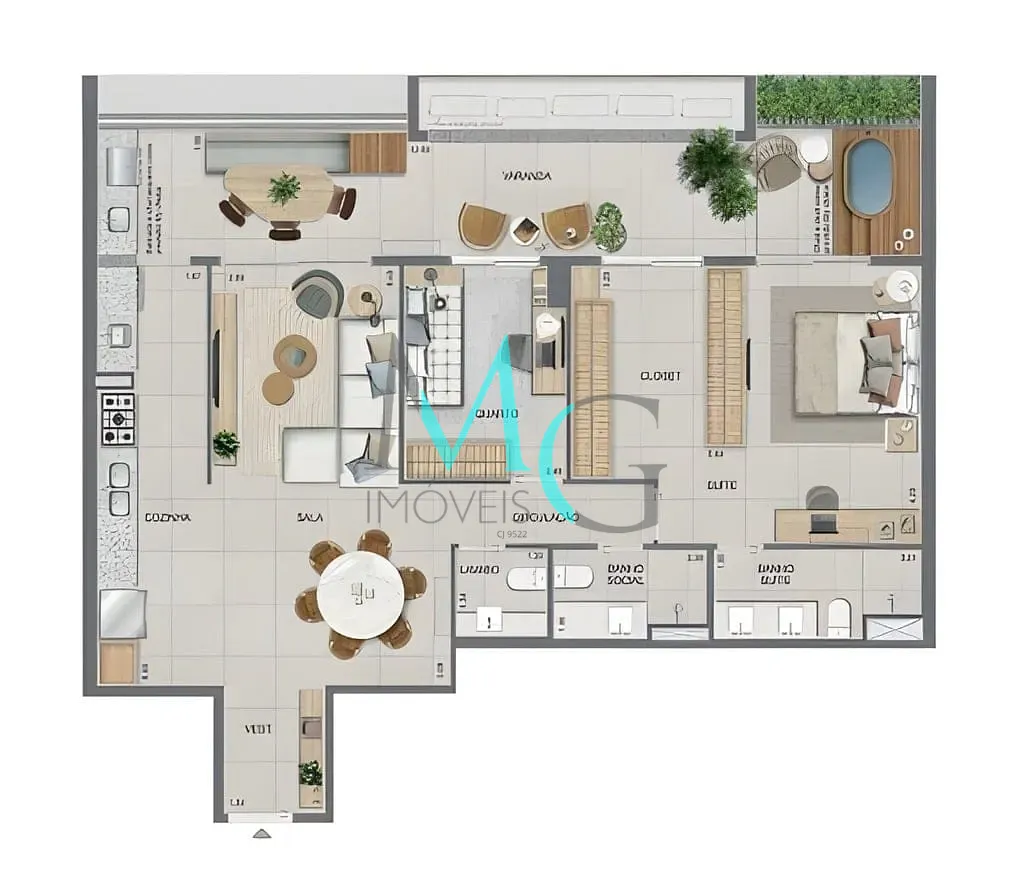 Cobertura, 3 quartos, 250 m² - Foto 22
