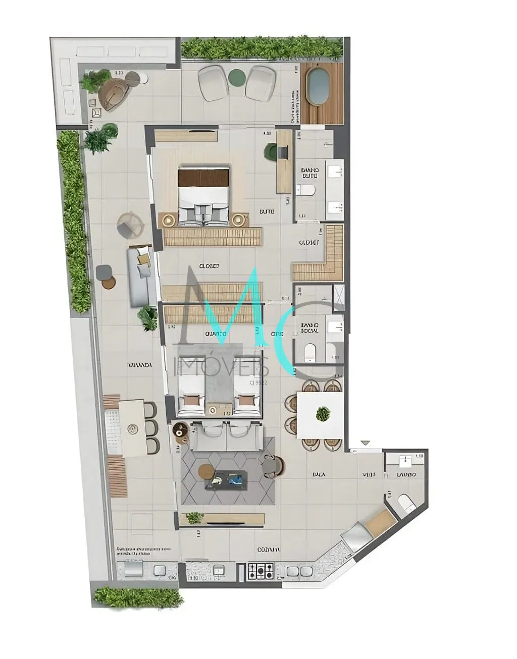 Cobertura, 3 quartos, 250 m² - Foto 27