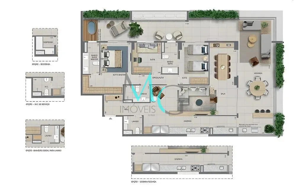 Cobertura, 3 quartos, 250 m² - Foto 29