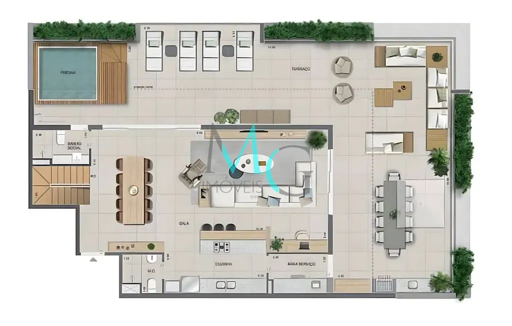 Cobertura, 3 quartos, 250 m² - Foto 40