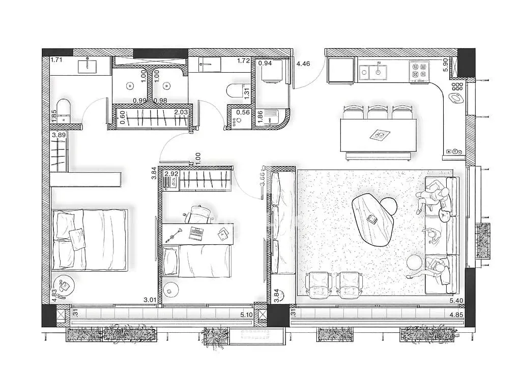 Apartamento, 2 quartos, 86 m² - Foto 13