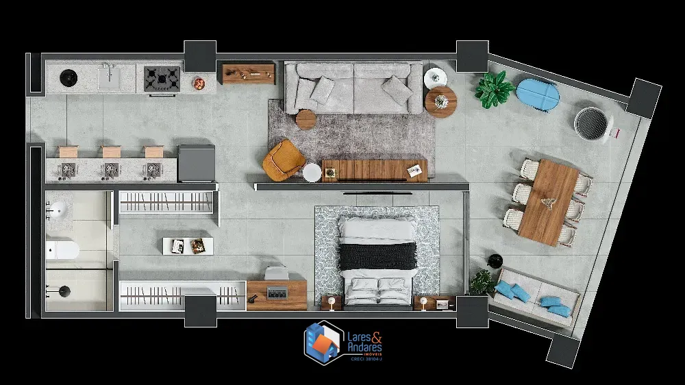 Apartamento, 1 quarto, 74 m² - Foto 25