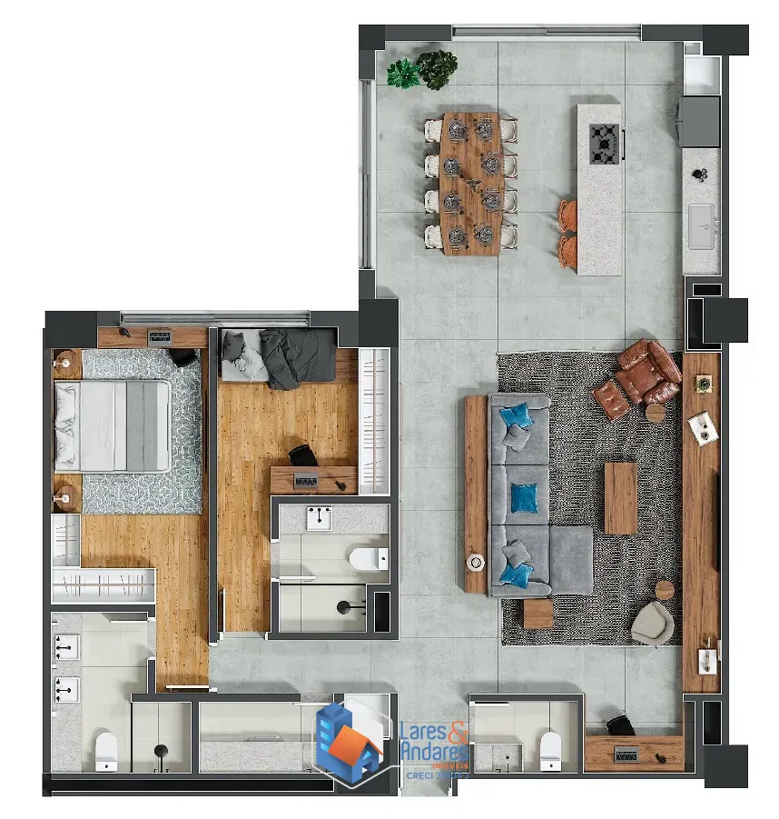 Apartamento, 1 quarto, 74 m² - Foto 29