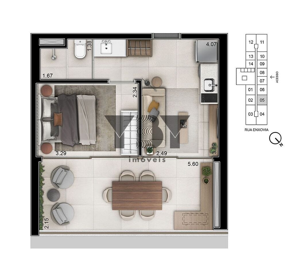 Apartamento à venda com 2 quartos, 169m² - Foto 25