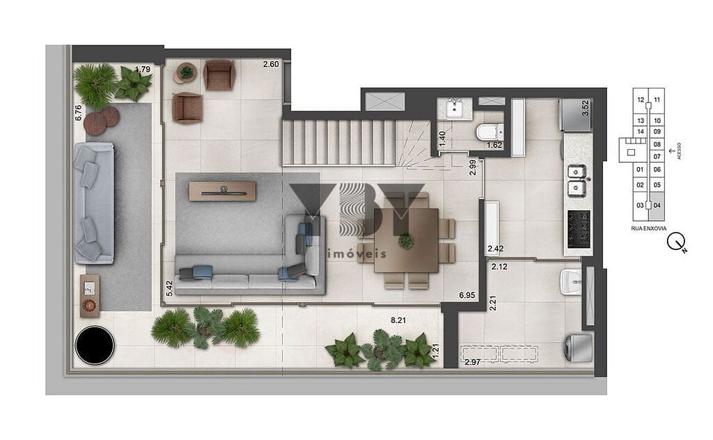 Apartamento à venda com 2 quartos, 169m² - Foto 27