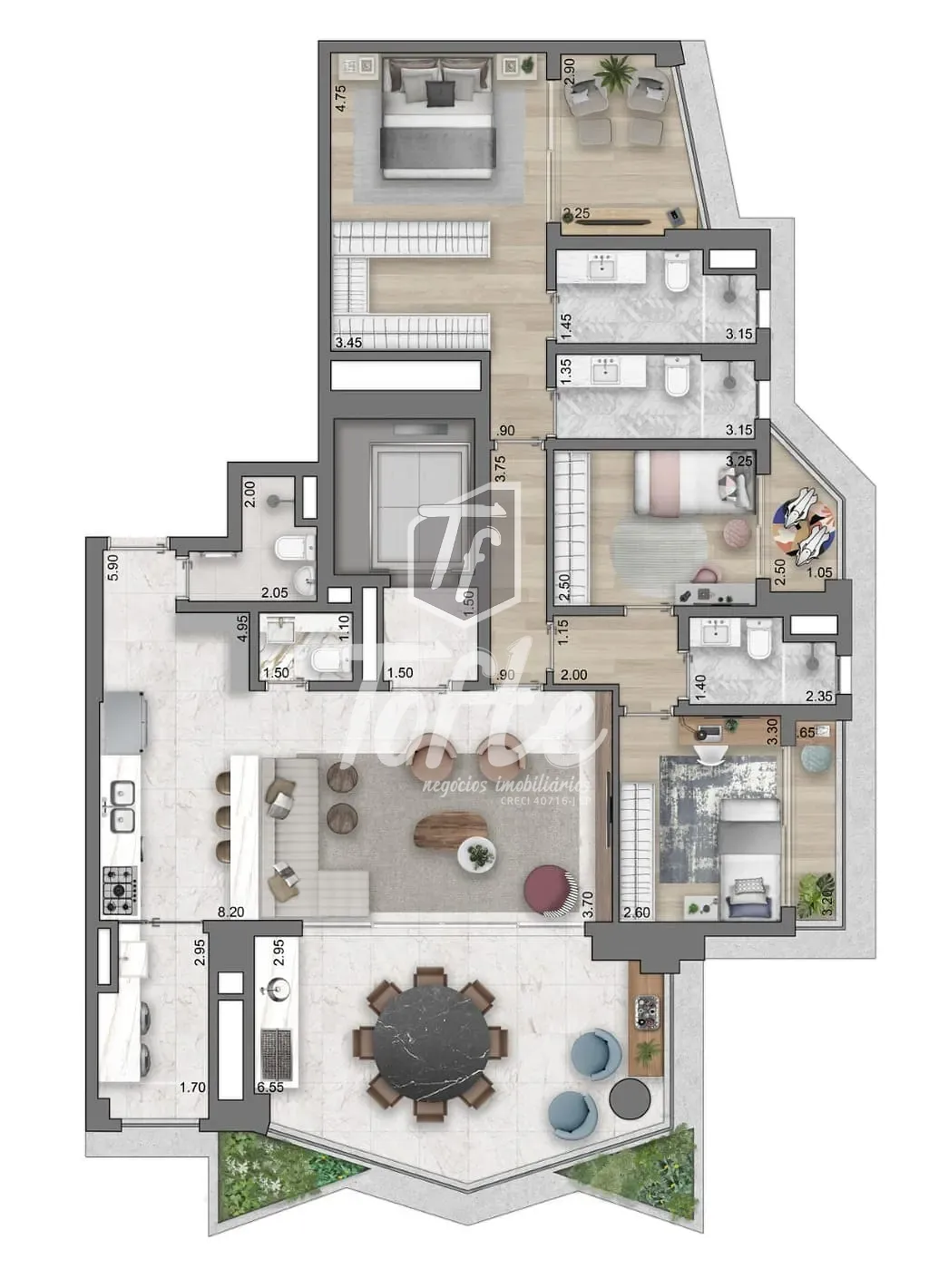 Apartamento, 3 quartos, 162 m² - Foto 31