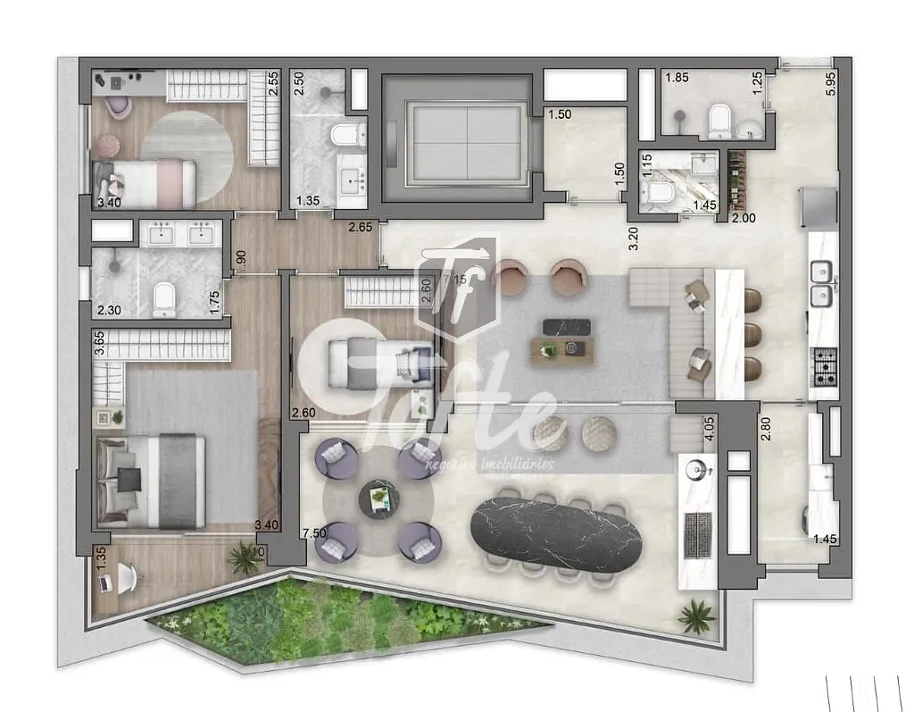 Apartamento, 3 quartos, 132 m² - Foto 30