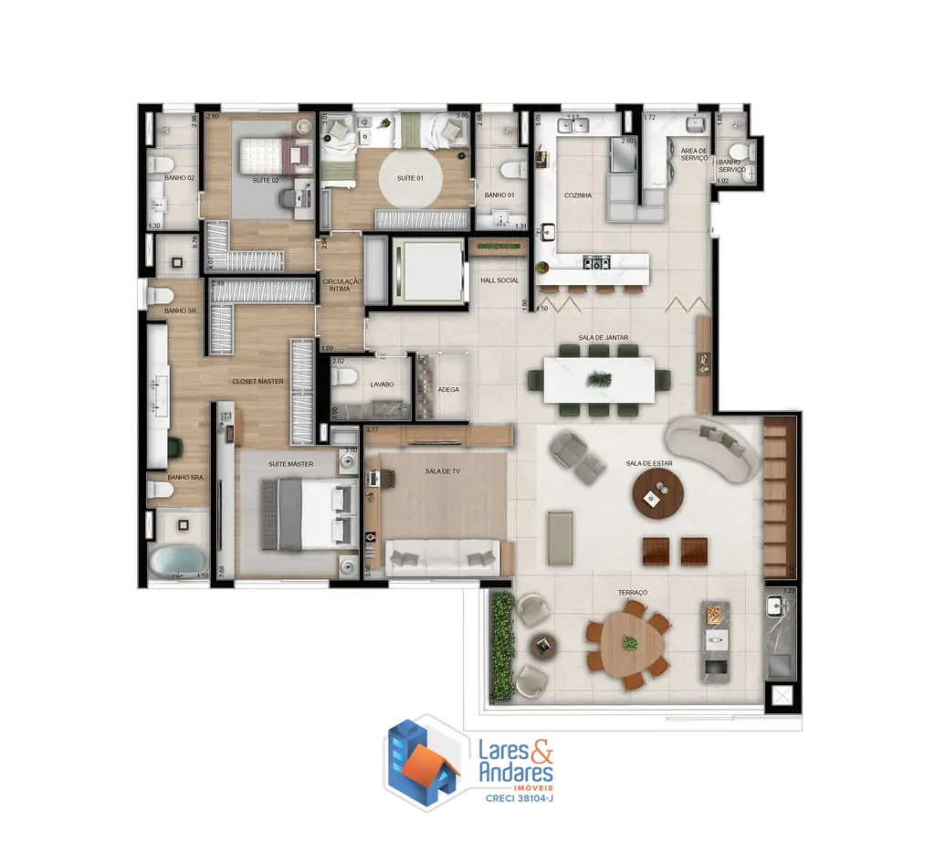 Apartamento, 4 quartos, 290 m² - Foto 21