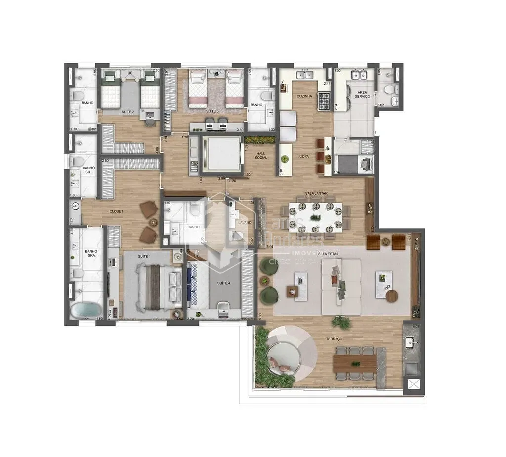Apartamento, 4 quartos, 352 m² - Foto 20