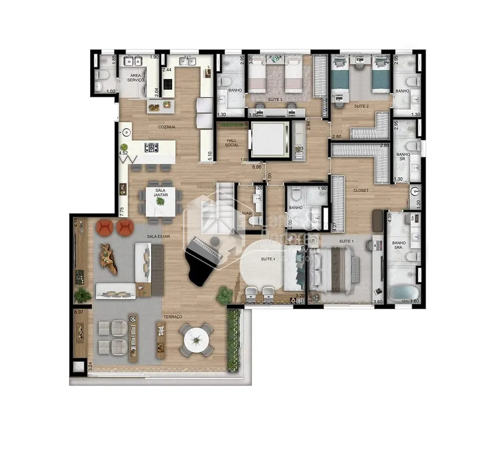 Apartamento, 4 quartos, 324 m² - Foto 23