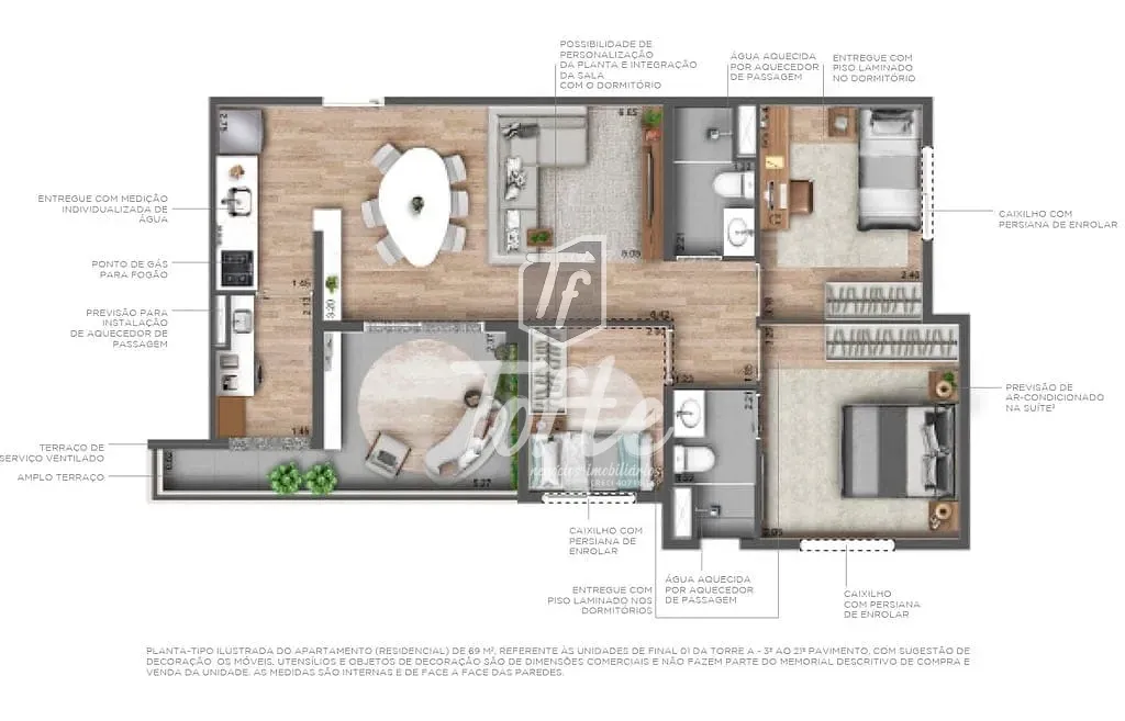 Apartamento, 3 quartos, 69 m² - Foto 28