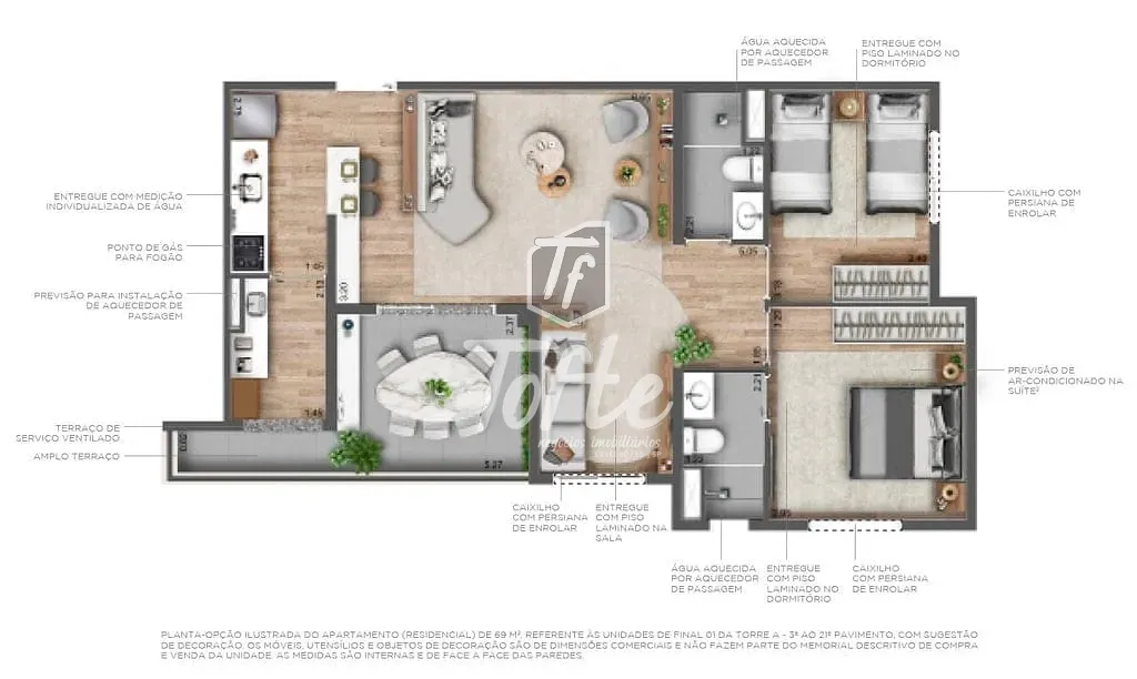 Apartamento, 2 quartos, 35 m² - Foto 29