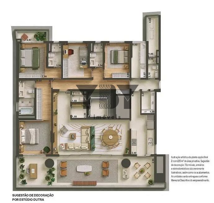 Apartamento, 4 quartos, 219 m² - Foto 12