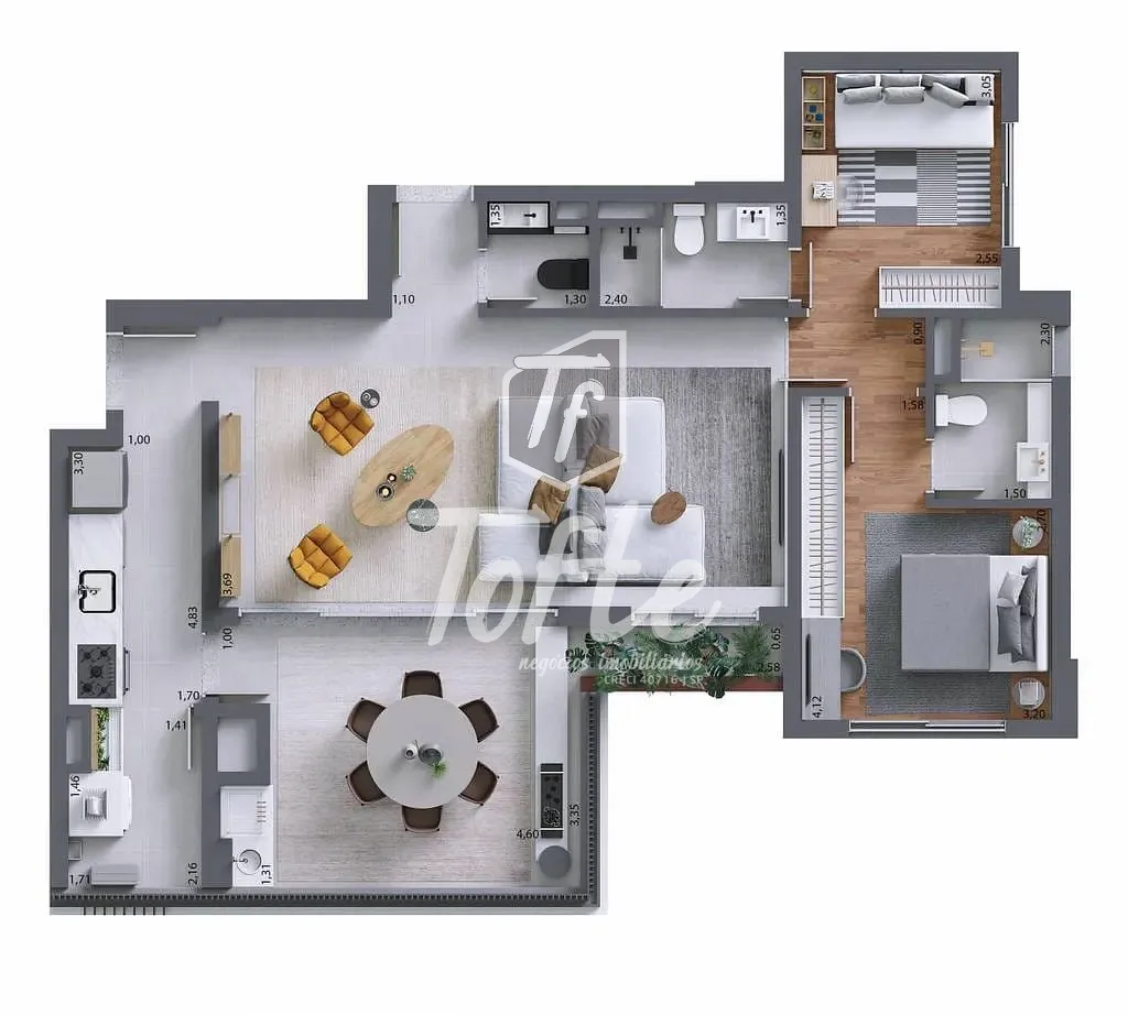 Apartamento, 3 quartos, 100 m² - Foto 27