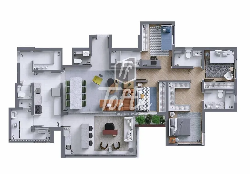 Apartamento, 3 quartos, 100 m² - Foto 28