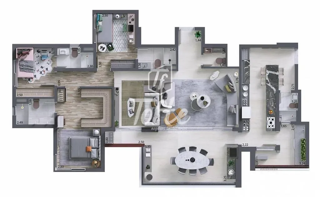 Apartamento, 3 quartos, 100 m² - Foto 29