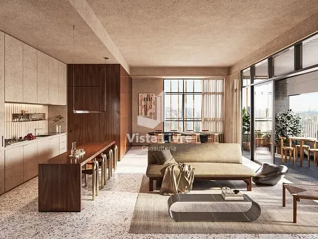 Apartamento com 55m² 1 quarto e 1 banheiro, à venda, no bairro Pinheiros em São Paulo