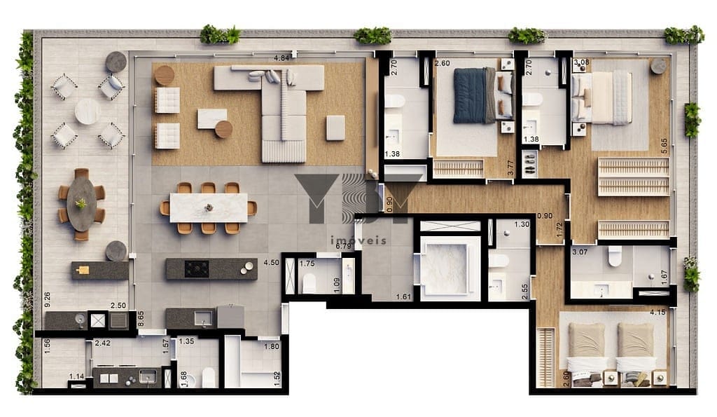 Apartamento à venda com 4 quartos, 364m² - Foto 26