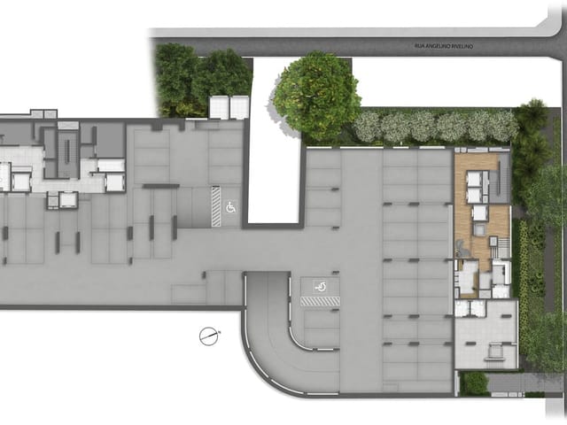 Planta do Loja - Loja à venda 50.69M² Jardim das Acácias São Paulo - SP | ML Brooklyn - Lojas | Correteria Imóveis