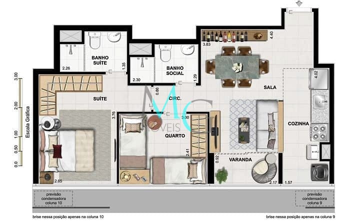 Cobertura à venda com 2 quartos, 100m² - Foto 31