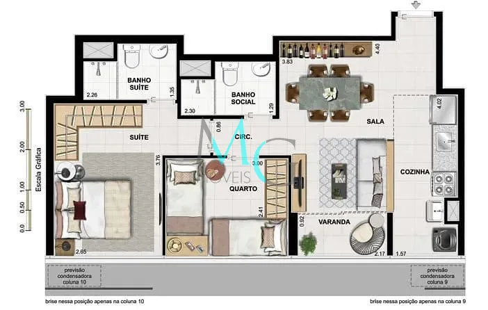 Apartamento, 3 quartos, 60 m² - Foto 31