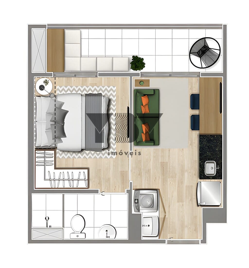 Apartamento, 2 quartos, 40 m² - Foto 22