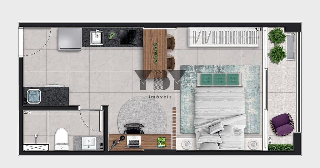 Cobertura à venda com 2 quartos, 119m² - Foto 22