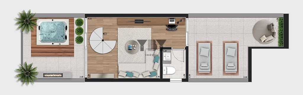 Cobertura à venda com 2 quartos, 119m² - Foto 33