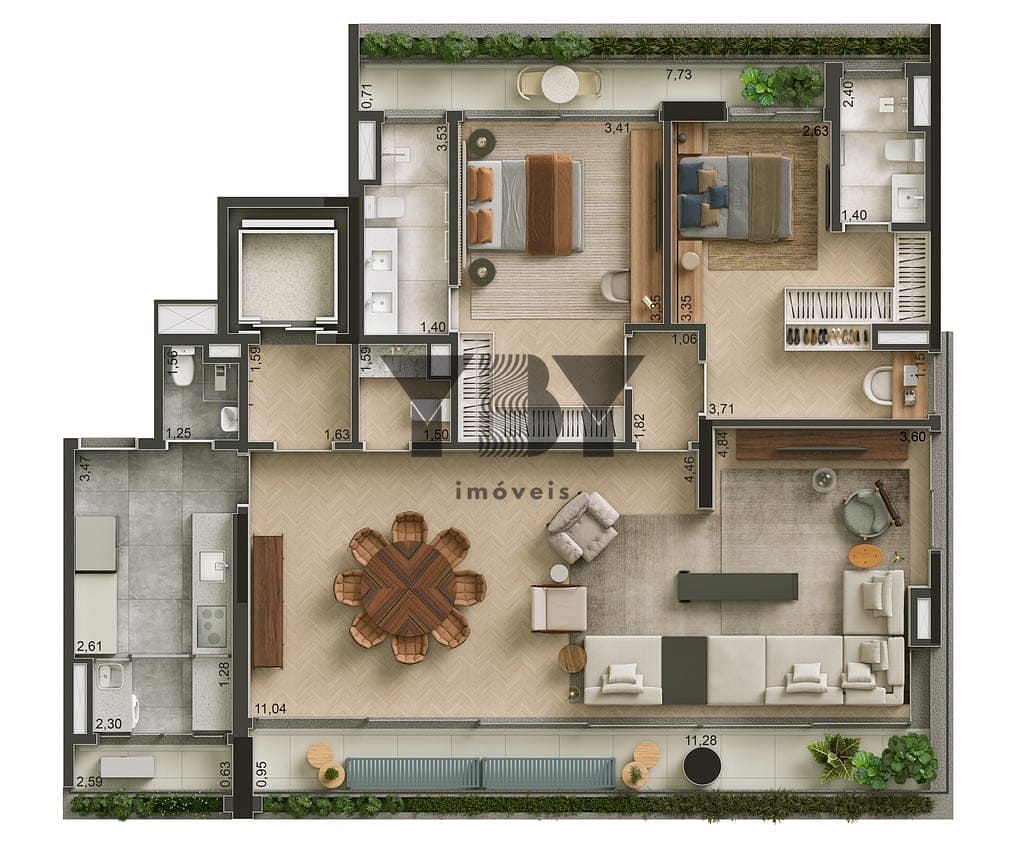 Apartamento, 3 quartos, 207 m² - Foto 23