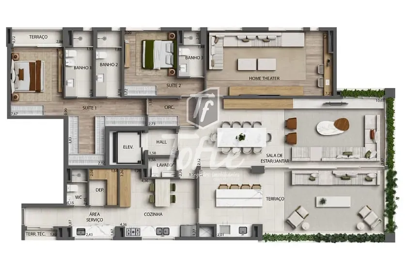 Apartamento, 3 quartos, 173 m² - Foto 9