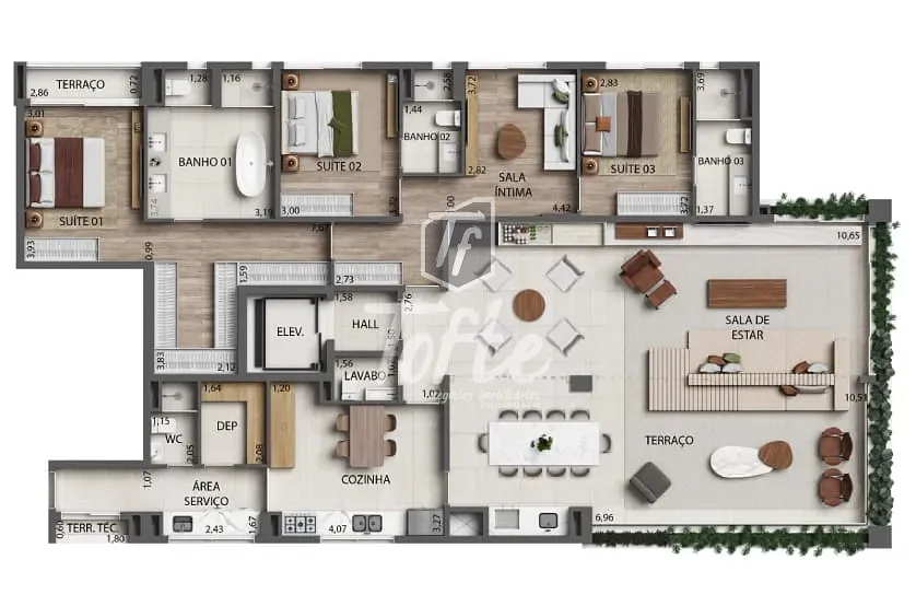 Apartamento, 3 quartos, 173 m² - Foto 11