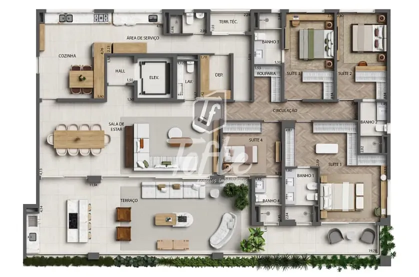 Apartamento, 3 quartos, 173 m² - Foto 12