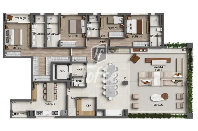 Apartamento, 3 quartos, 173 m² - Foto 18