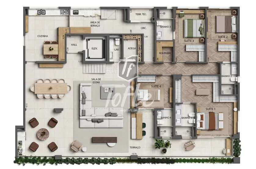 Apartamento, 3 quartos, 173 m² - Foto 20