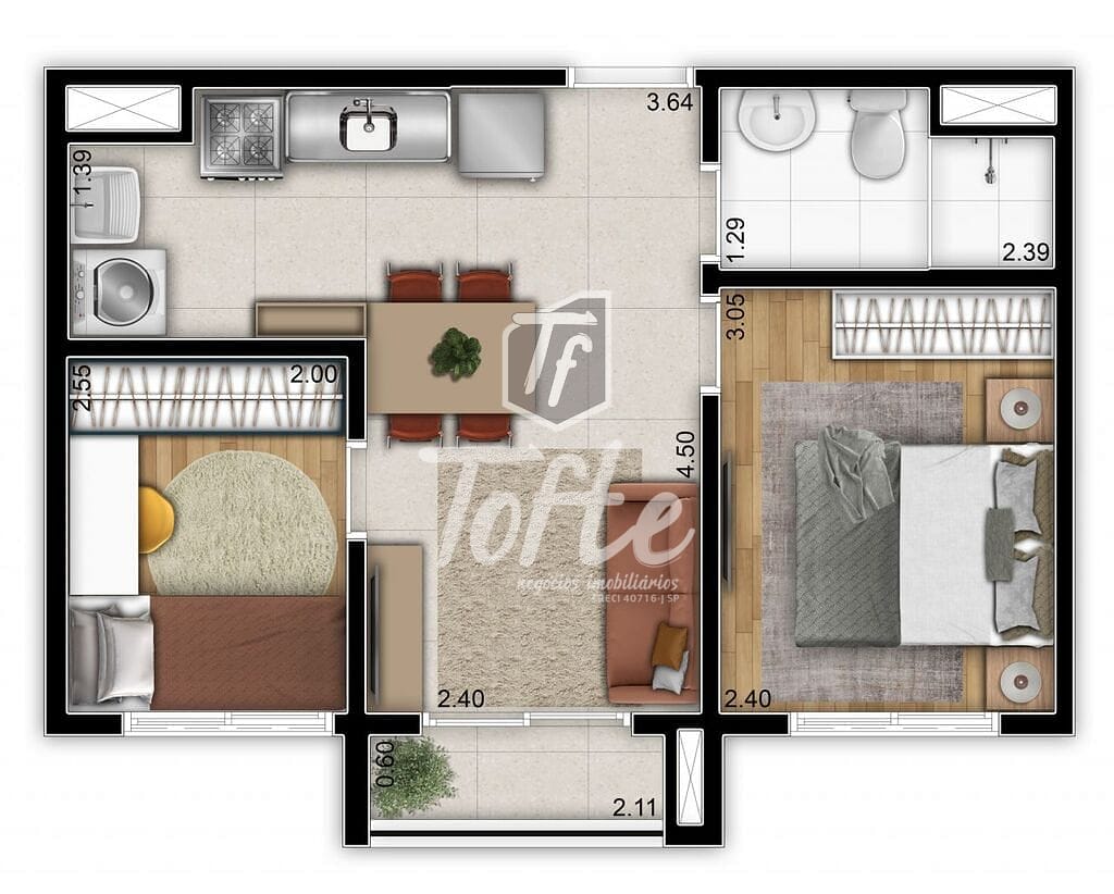 Apartamento, 2 quartos, 52 m² - Foto 31