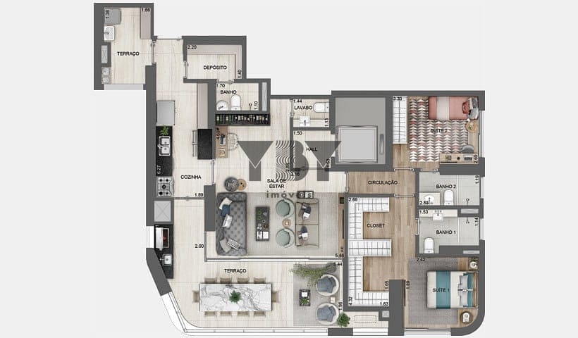 Cobertura à venda com 3 quartos, 213m² - Foto 46