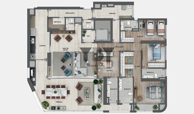 Cobertura à venda com 3 quartos, 213m² - Foto 51