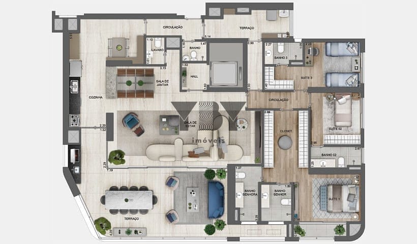 Cobertura à venda com 3 quartos, 213m² - Foto 52