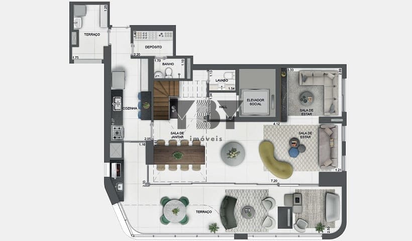 Cobertura à venda com 3 quartos, 213m² - Foto 53