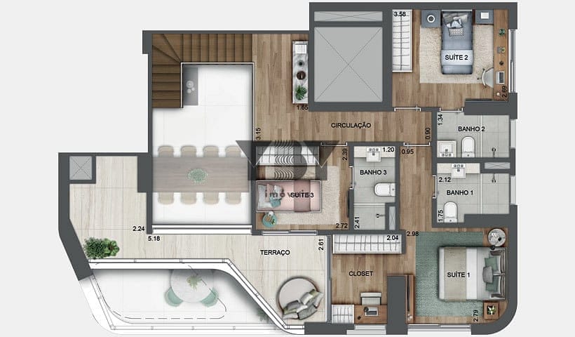 Cobertura à venda com 3 quartos, 213m² - Foto 54