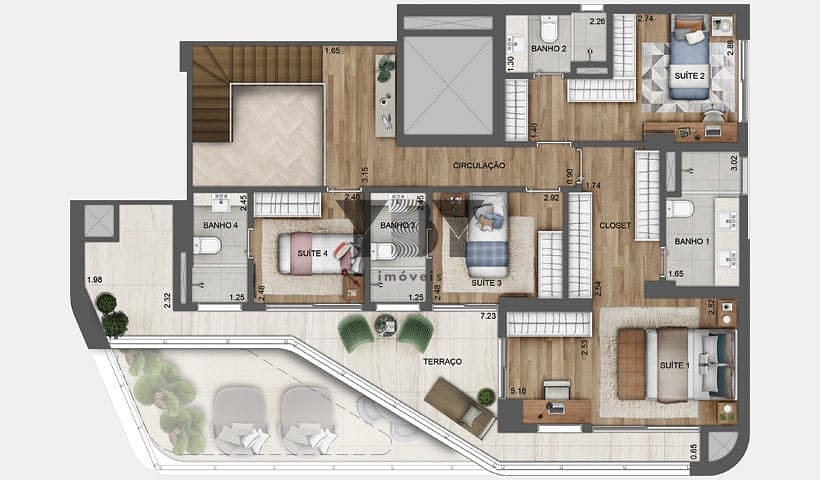 Cobertura à venda com 3 quartos, 213m² - Foto 56